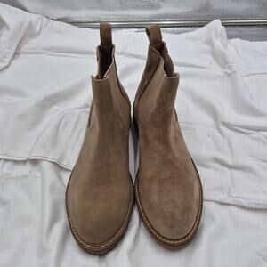 NEW Womens Steve Madden Leopold Leather Round Toe Chelsea Boots size 8.5